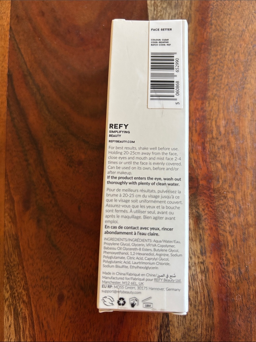 REFY Face Setter Setting Spray - Picture 3 of 5